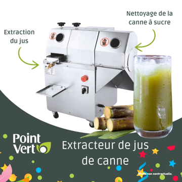 Extracteur de jus de canne à sucre professionnel